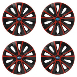 Poklice pro Subaru 16 RAPIDE red and black