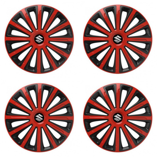 Poklice pro Suzuki 16 TREND red and black