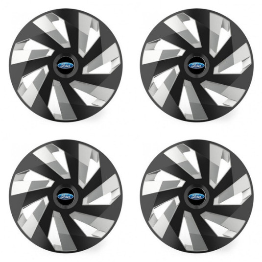 Poklice pro Ford 14 Vector RC black and silver