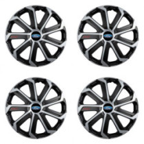 Poklice pro Ford 16 Evo black&silver