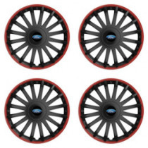 Poklice pro Ford 16 CRYSTAL RO black