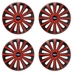 Poklice pro Ford 16 TREND red and black