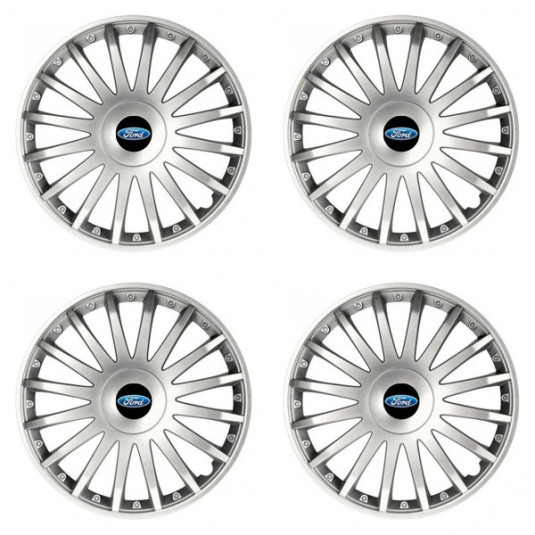 Poklice pro Ford 16 CRYSTAL silver