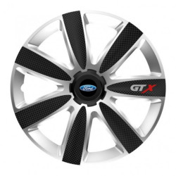 Poklice pro Ford 16 GTX CARBON silver/black
