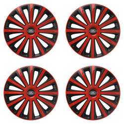 Poklice pro Land Rover 15 TREND red and black