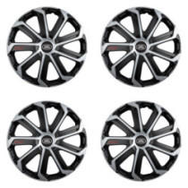 Poklice pro Land Rover 16 Evo black&silver