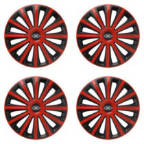 Poklice pro Land Rover 16 TREND red and black