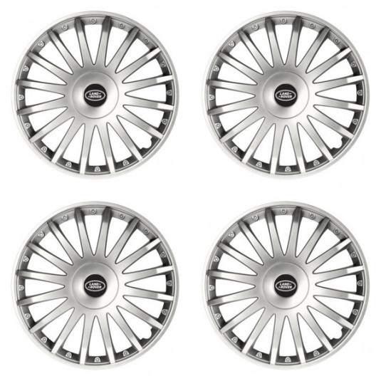 Poklice pro Land Rover 16 CRYSTAL silver