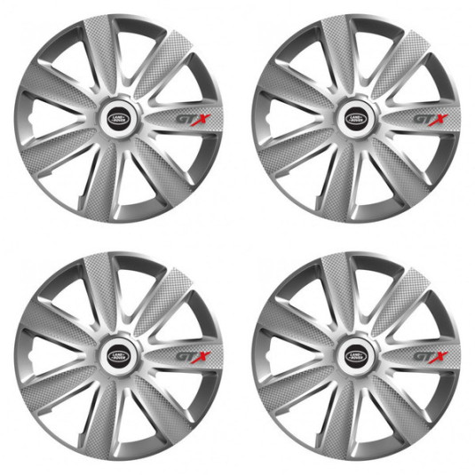 Poklice pro Land Rover 16 GTX CARBON silver