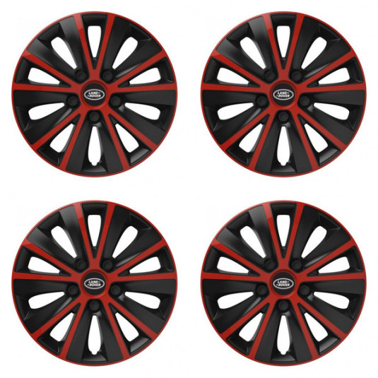 Poklice pro Land Rover 16 RAPIDE red and black