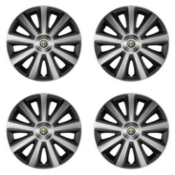 Poklice pro Alfa Romeo 14 Aviator carbon silver&black