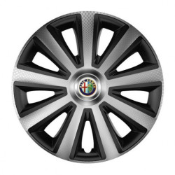 Poklice pro Alfa Romeo 14 Aviator carbon silver&black
