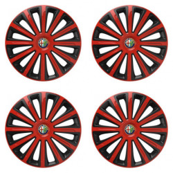 Poklice pro Alfa Romeo 15 TREND red and black