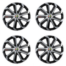 Poklice pro Alfa Romeo 16 Evo black&silver
