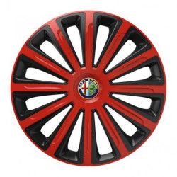 Poklice pro Alfa Romeo 16 TREND red and black