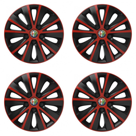Poklice pro Alfa Romeo 16 RAPIDE red and black
