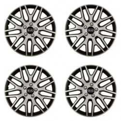Poklice pro Kia (staršie logo) 14 Dakar NC silver and black