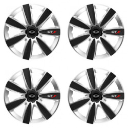 Poklice pro Kia (staršie logo) 14 GTX CARBON silver/black