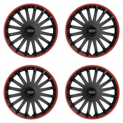 Poklice pro Kia (staršie logo) 15 CRYSTAL RO black
