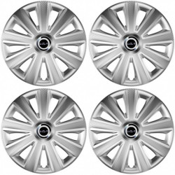 Poklice pro Kia (nové logo) 14 Aviator carbon RC silver