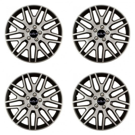 Poklice pro Kia (nové logo) 16 Dakar NC silver and black