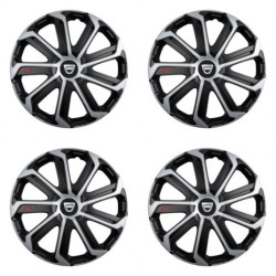 Poklice pro Dacia (staršie logo) 14 Evo black&silver