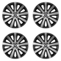 Poklice pro Dacia (staršie logo) 14 Aviator carbon silver&black