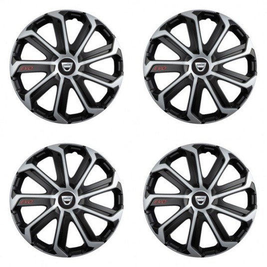 Poklice pro Dacia (staršie logo) 15 Evo black&silver