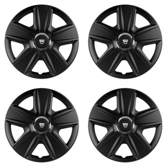 Poklice pro Dacia (staršie logo) 15 ESPRIT RC BLACK