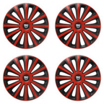 Poklice pro Dacia (staršie logo) 16 TREND red and black