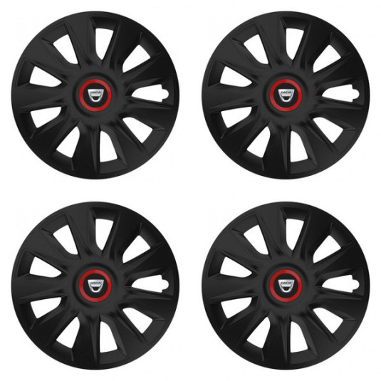 Poklice pro Dacia (staršie logo) 16 STRATOS RR black