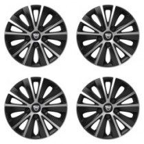 Poklice pro Dacia (staršie logo) 16 RAPIDE silver and black