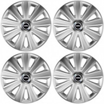 Poklice pro Dacia (nové logo) 14 Aviator carbon RC silver