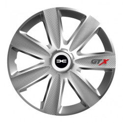 Poklice pro Dacia (nové logo) 14 GTX CARBON silver
