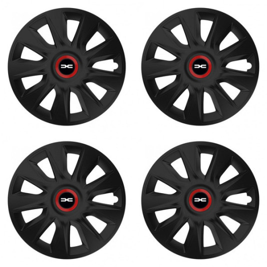 Poklice pro Dacia (nové logo) 14 STRATOS RR black