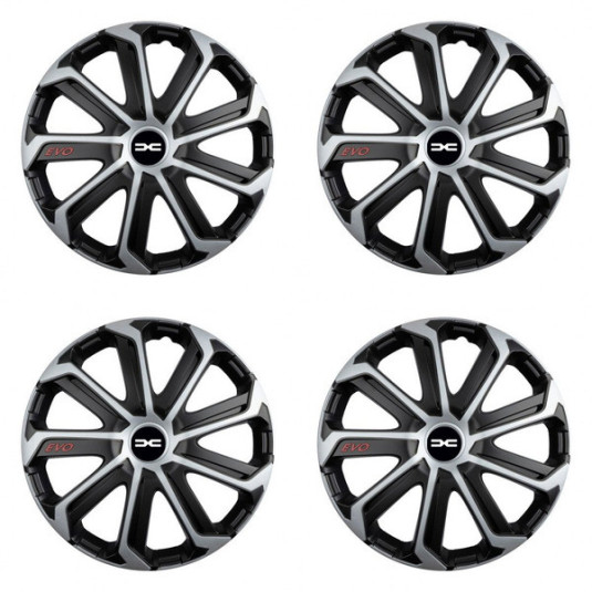 Poklice pro Dacia (nové logo) 15 Evo black&silver