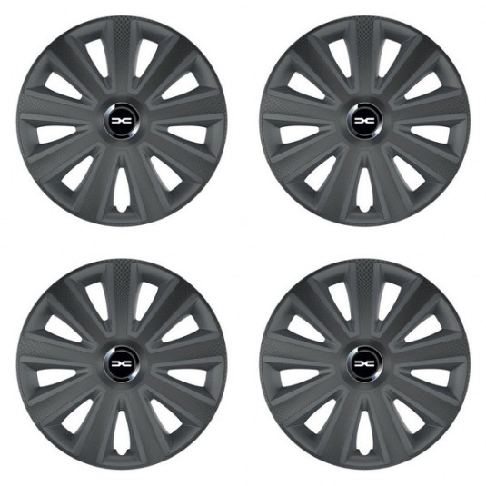 Poklice pro Dacia (nové logo) 15 Aviator carbon grafite