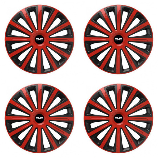 Poklice pro Dacia (nové logo) 15 TREND red and black