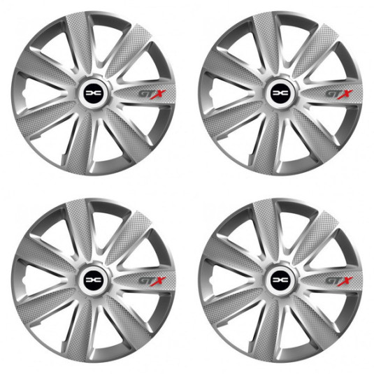 Poklice pro Dacia (nové logo) 15 GTX CARBON silver
