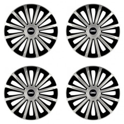 Poklice pro Dacia (nové logo) 16 TREND silver and black