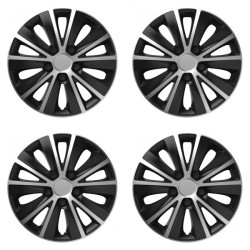 Puklice 14 RAPIDE silver and black