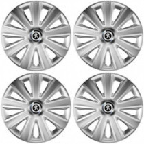 Poklice pro Peugeot (staršie logo) 14 Aviator carbon RC silver