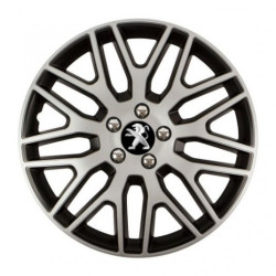 Poklice pro Peugeot (staršie logo) 14 Dakar NC silver and black