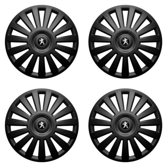 Poklice pro Peugeot (staršie logo) 15 Luxury black