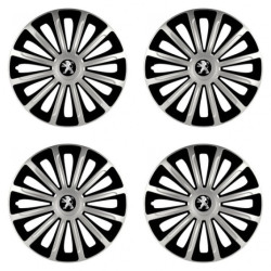 Poklice pro Peugeot (staršie logo) 15 TREND silver and black
