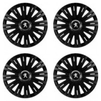 Poklice pro Peugeot (staršie logo) 15 ACTIVE RC BLACK