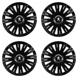 Poklice pro Peugeot (staršie logo) 15 ACTIVE RC BLACK