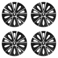 Poklice pro Peugeot (staršie logo) 16 RAPIDE silver and black