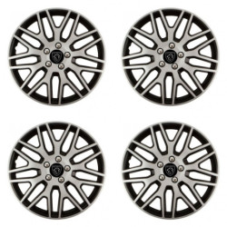 Poklice pro Peugeot (nové logo) 15 Dakar NC silver and black