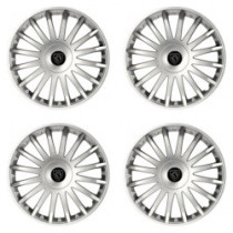 Poklice pro Peugeot (nové logo) 15 CRYSTAL silver